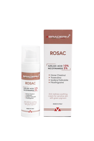 Заспокійливий крем для чутливої шкіри Braderm Rosac Cream 30 ml 00-00000389 фото